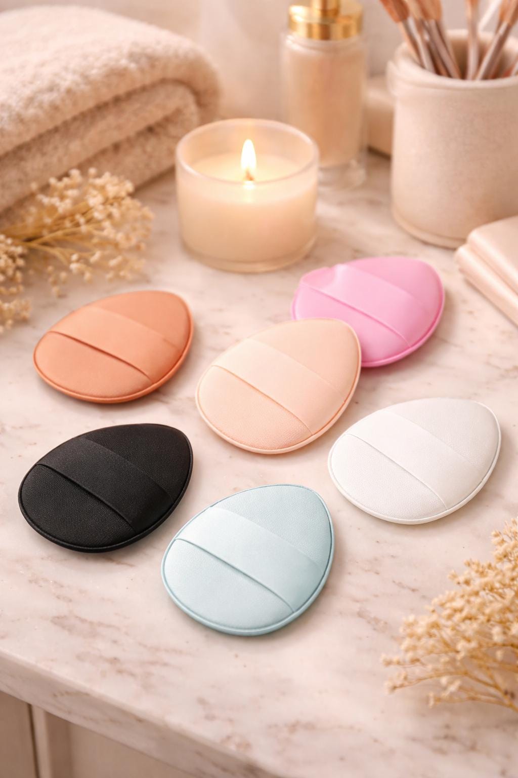 Mini Finger Makeup Sponges (Set Of 4) | Precision Blending & Makeup Touch-Ups