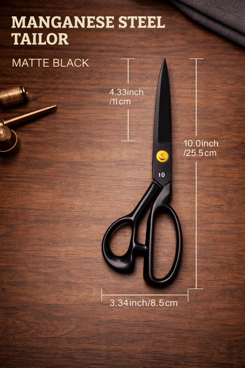 Fabric Scissors For Sewing, Tailoring & Crafts | Heavy-Duty Precision Cutting Shears