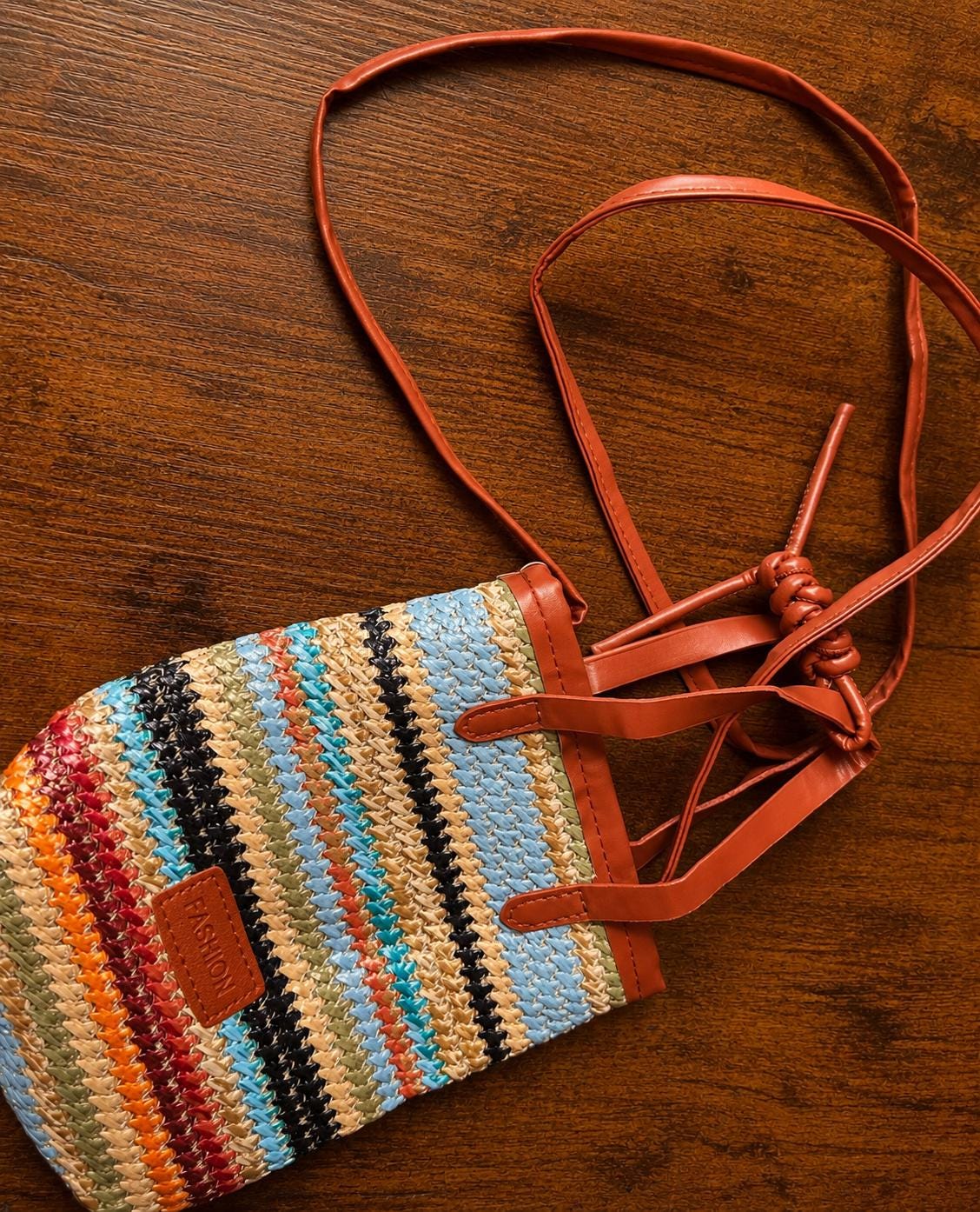 Boho Woven Crossbody Bag | Colorful Summer Purse