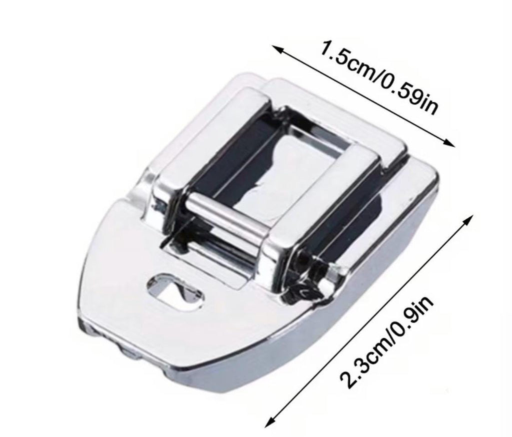 Invisible Zipper Presser Foot | Low Shank Snap-On Sewing Machine Attachment