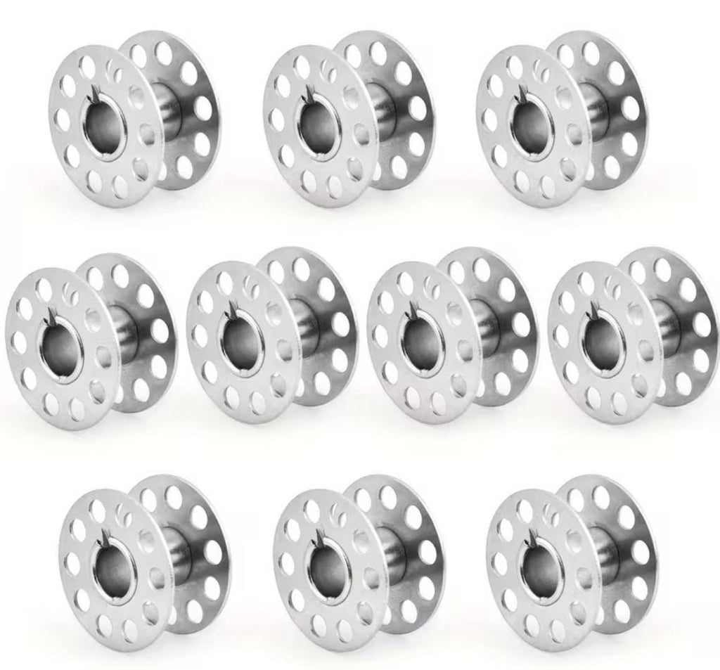 20Pcs Metal Bobbins | Stainless Steel Sewing Machine Bobbins For Brother, Singer & Janome