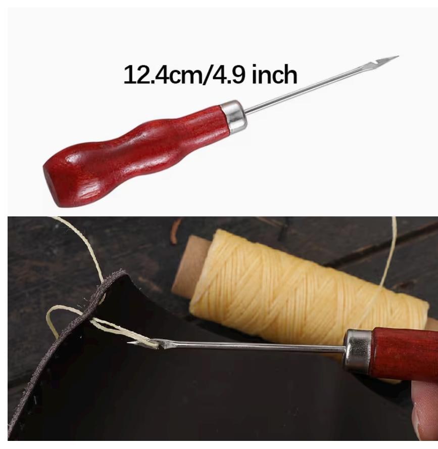 DIY Leather Sewing Kit With Stitching Awl & Repair Tools