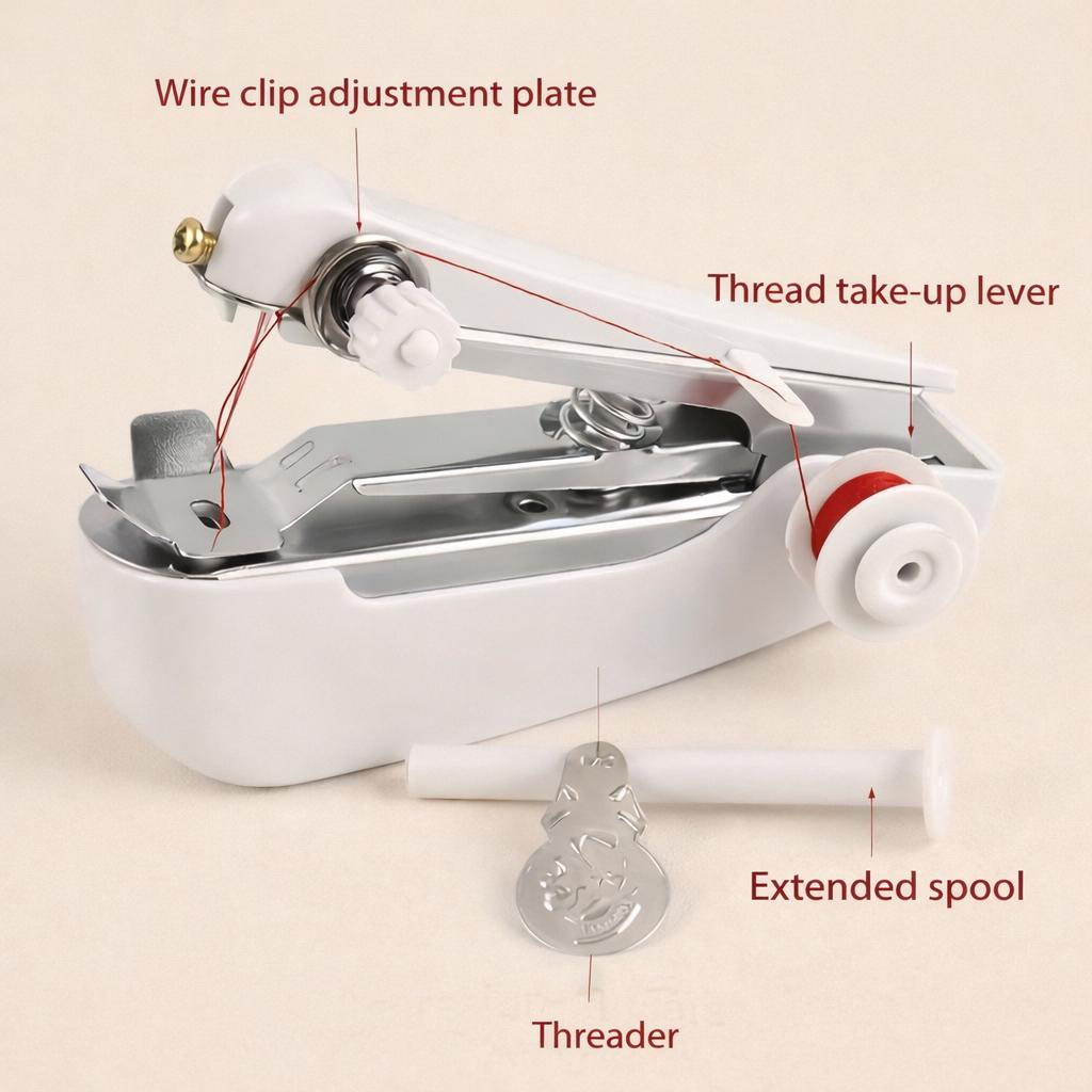 Mini Handheld Sewing Machine | Portable Repair Tool For Quick Fixes & Beginners