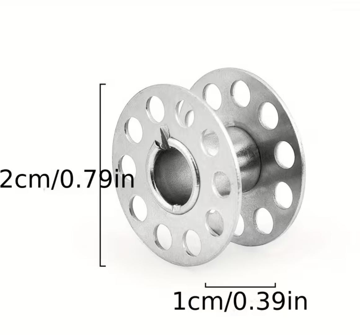 20Pcs Metal Bobbins | Stainless Steel Sewing Machine Bobbins For Brother, Singer & Janome