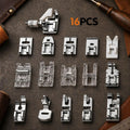 16Pc Low Shank Snap-On Presser Foot Set | Sewing Machine Feet For Brother, Singer & More