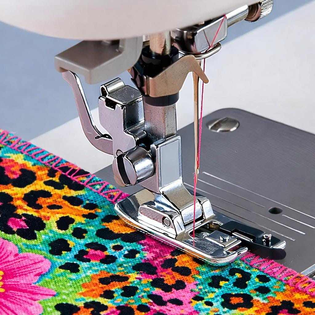 Low Shank Overlock Presser Foot | Serger Alternative Sewing Machine Attachment
