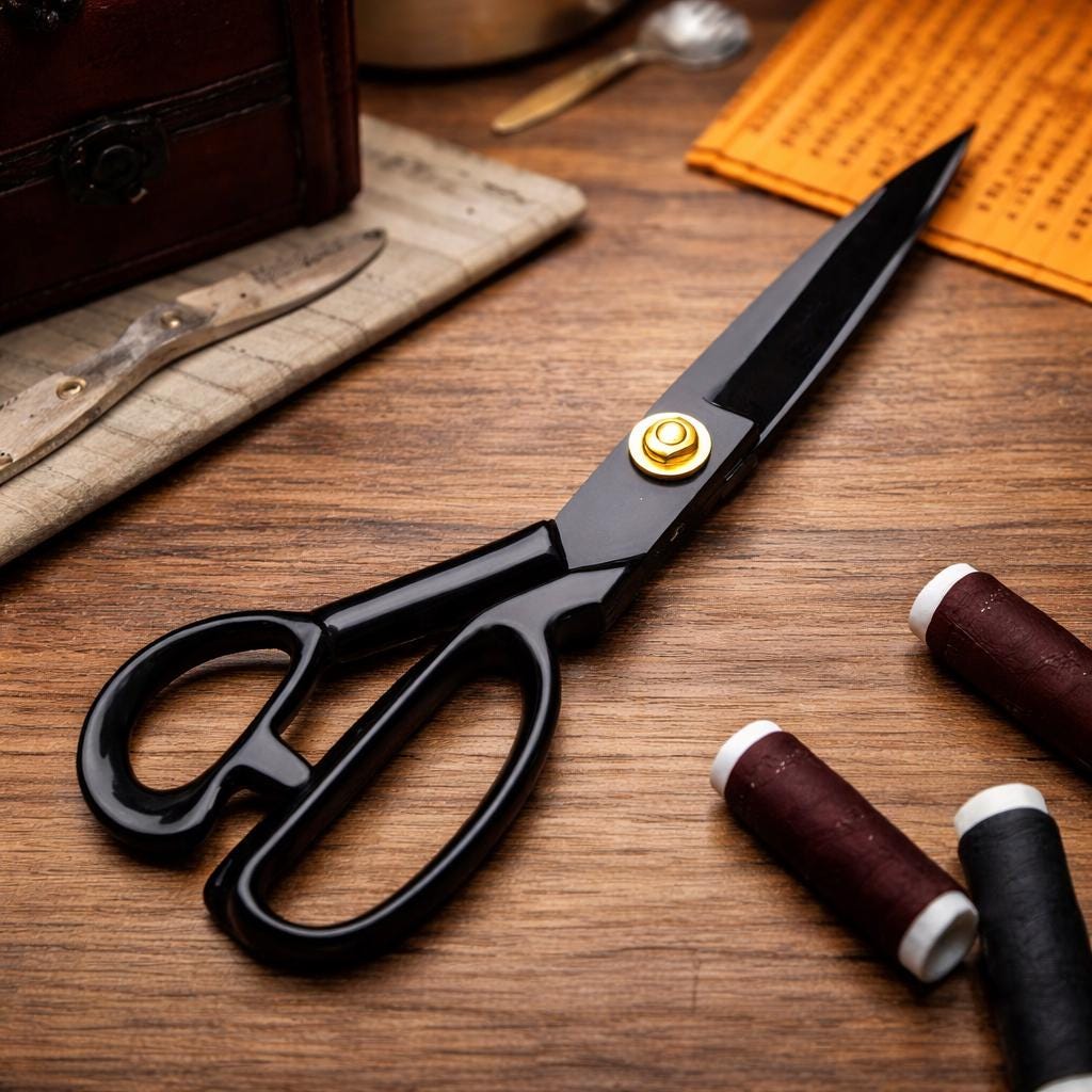 Fabric Scissors For Sewing, Tailoring & Crafts | Heavy-Duty Precision Cutting Shears