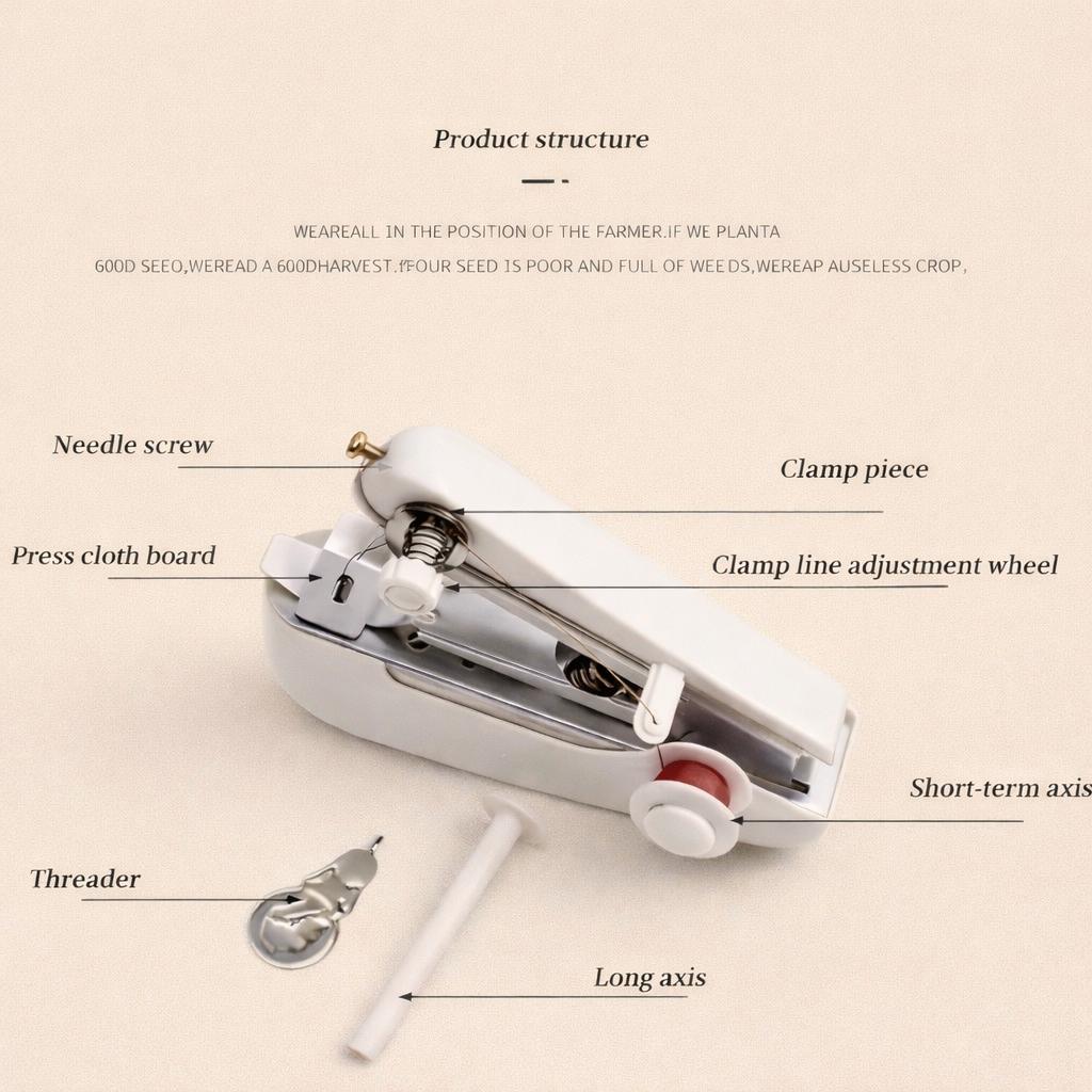 Mini Handheld Sewing Machine | Portable Repair Tool For Quick Fixes & Beginners