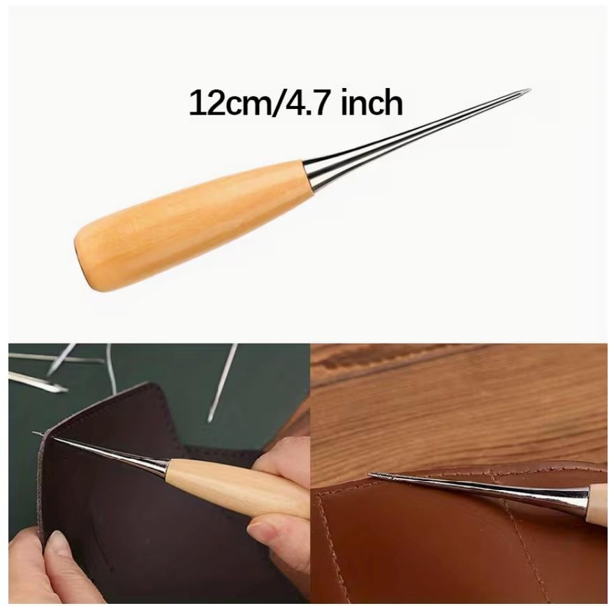 DIY Leather Sewing Kit With Stitching Awl & Repair Tools